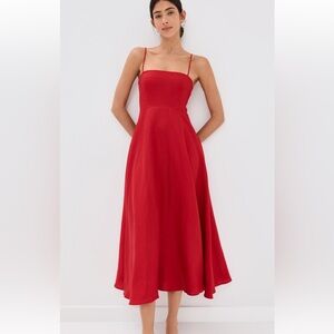 The Reformation-Monette Linen Dress